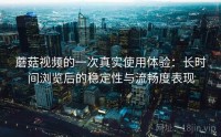蘑菇视频的一次真实使用体验：长时间浏览后的稳定性与流畅度表现