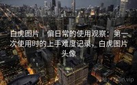 白虎图片｜偏日常的使用观察：第一次使用时的上手难度记录，白虎图片头像