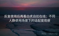 反复使用后再看白虎自扣在线:不同人群使用场景下的适配度观察