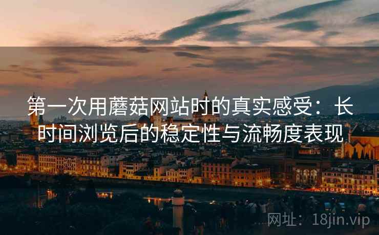 第一次用蘑菇网站时的真实感受：长时间浏览后的稳定性与流畅度表现
