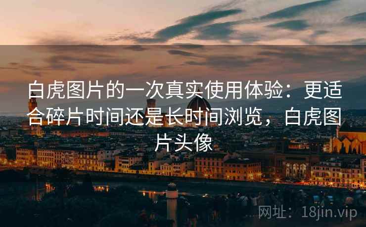 白虎图片的一次真实使用体验:更适合碎片时间还是长时间浏览,白虎图片头像 白虎图片的一次真实使用体验:更适合碎片时间还是长时间浏览,白虎图片头像