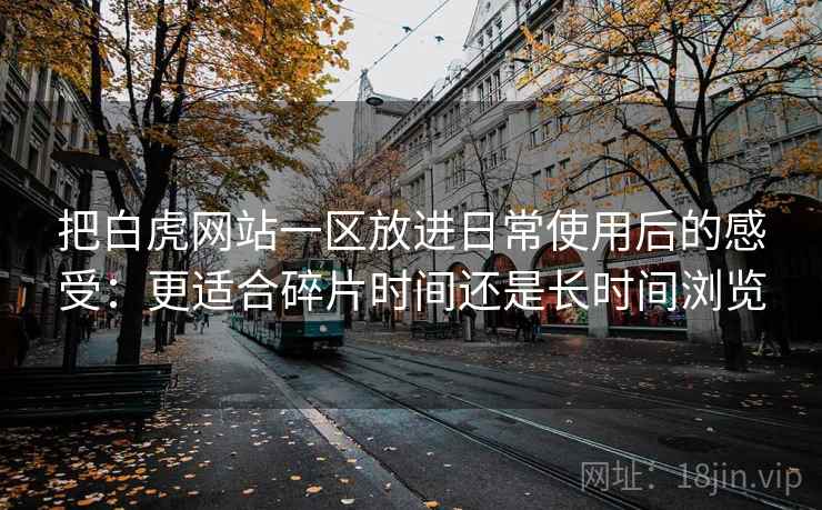 把白虎网站一区放进日常使用后的感受：更适合碎片时间还是长时间浏览