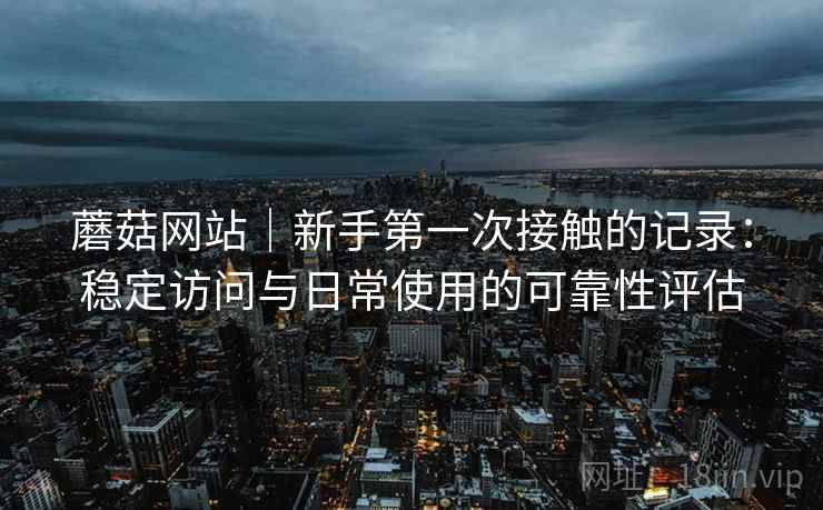 蘑菇网站|新手第一次接触的记录:稳定访问与日常使用的可靠性评估 蘑菇网站|新手第一次接触的记录:稳定访问与日常使用的可靠性评估